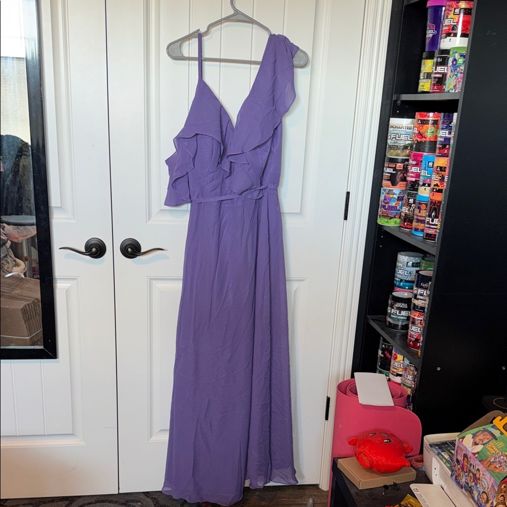 Elegant Purple Women's Dress (Custom Size)
